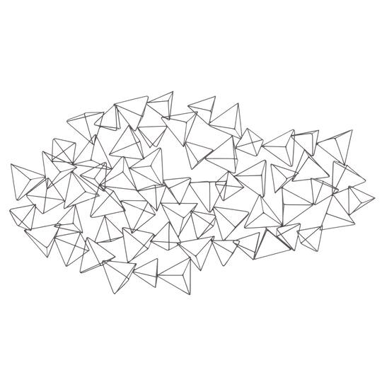 Black Geometric Modern Metal Wall Décor